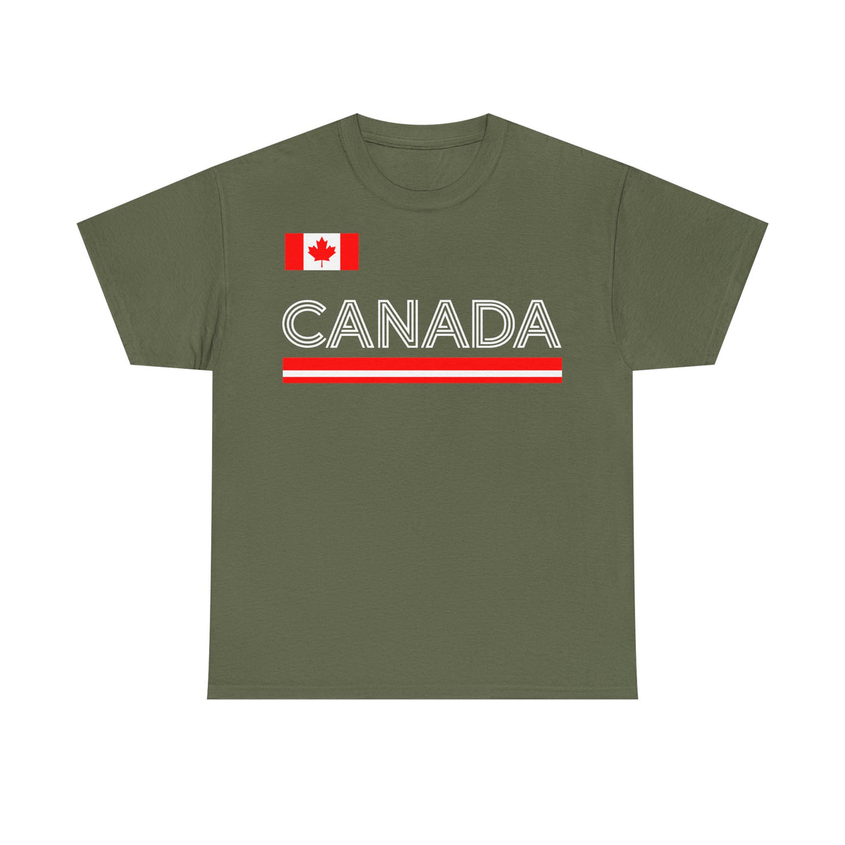 Canada Kanada Wappen Flagge Fan Sport Fußball Geschenkidee - Unisey T-Shirt