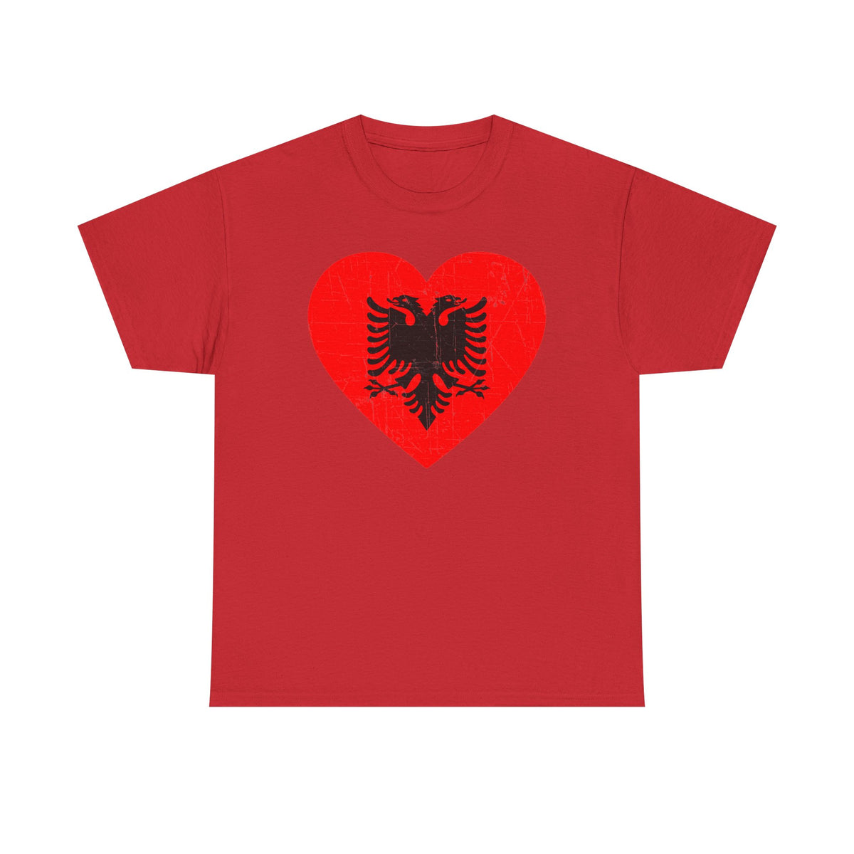 Albania Wappen Shqiptar Flagge Adler Fußball Fan Sport Unisex T Shirt