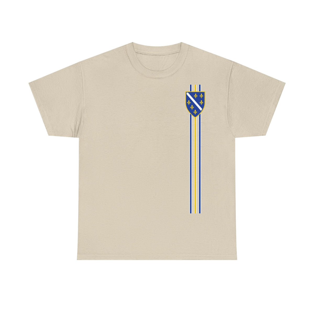 Bosnia Wappen Flagge Stolz Heimat Fußball fan Geschenkidee - Unisex T-Shirt