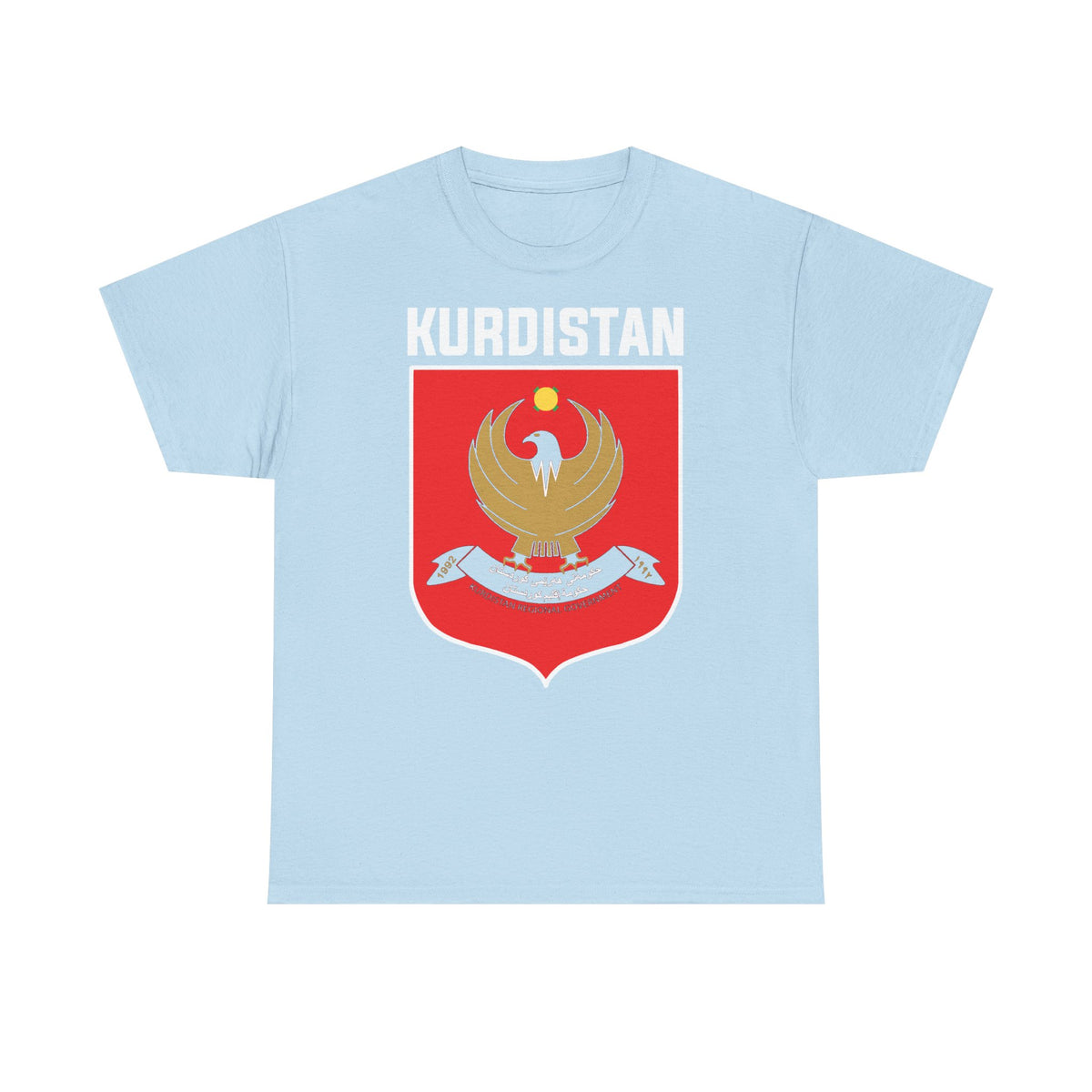 Kurdistán Azadi Escudo Bandera Patria Newroz Regalo - Camiseta unisex