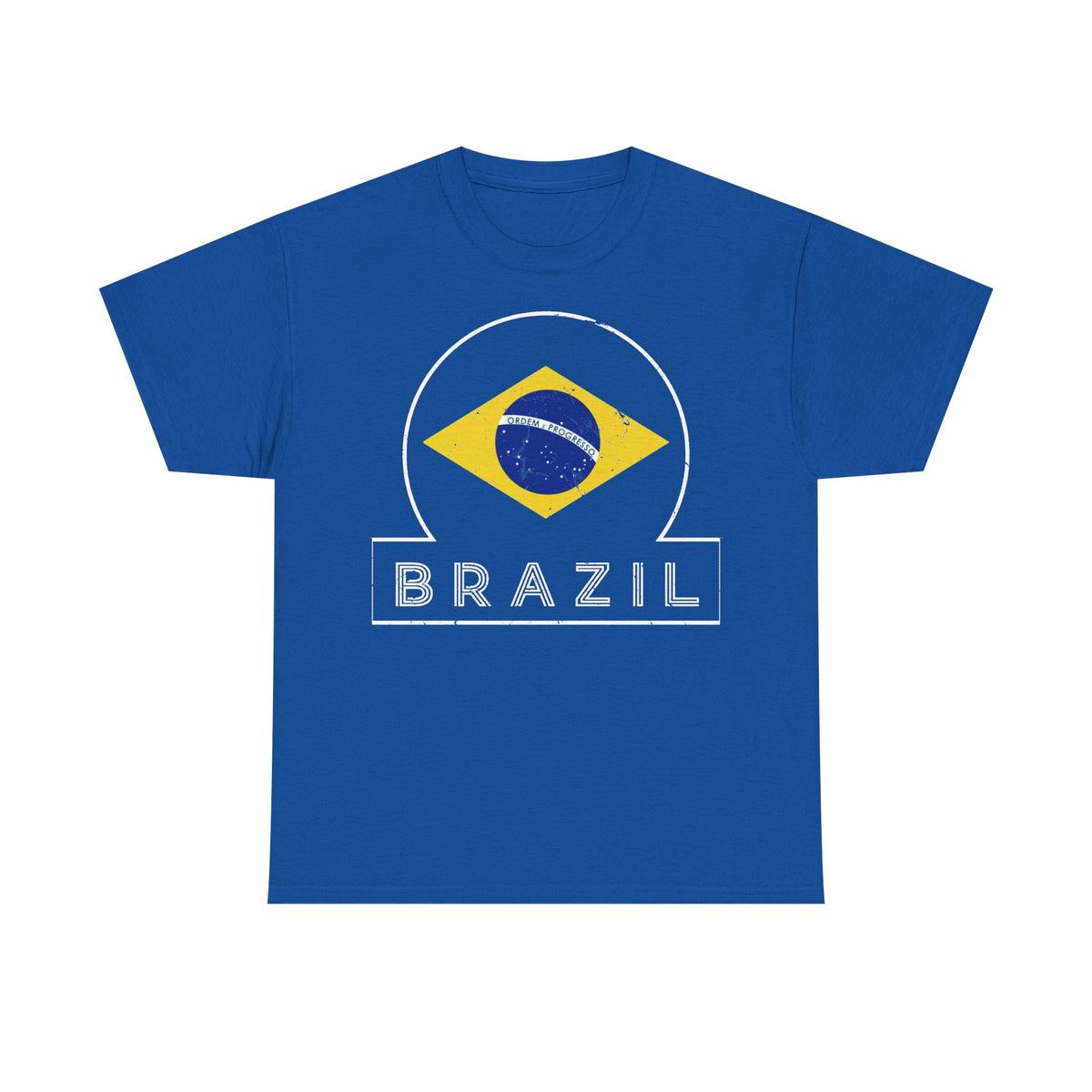 Brazil Brasilien Wappen Flagge Sport Fan Fußball Geschenkidee - Unisex T-Shirt