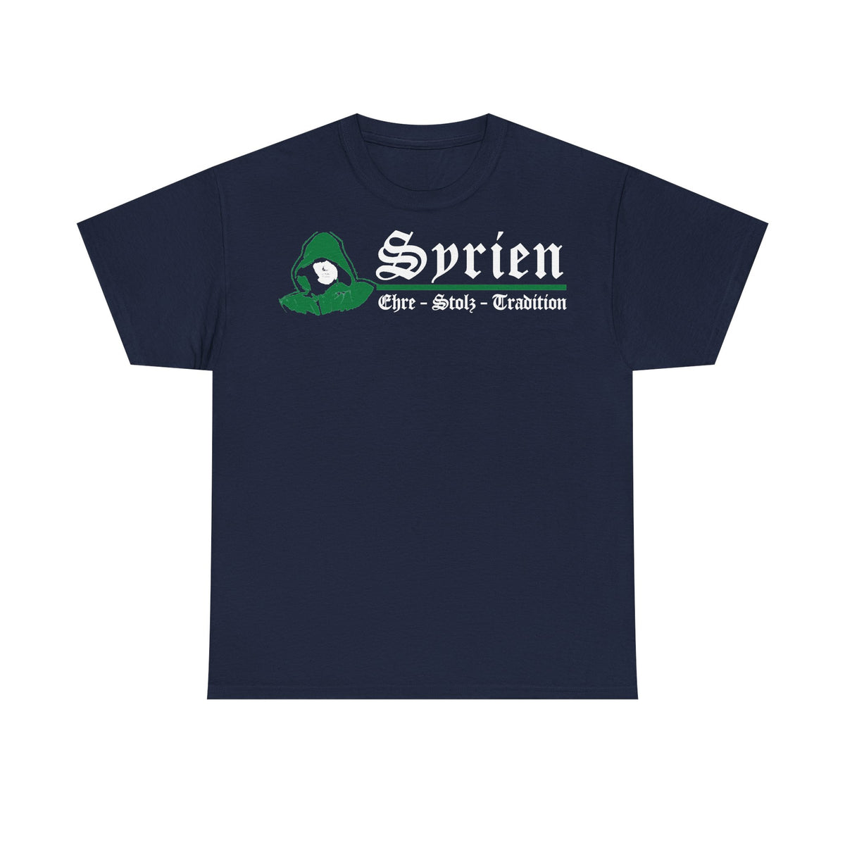 Syria Syrien Wappen Flagge Heimat Sport Fan Geschenkidee - Unisex T-Shirt