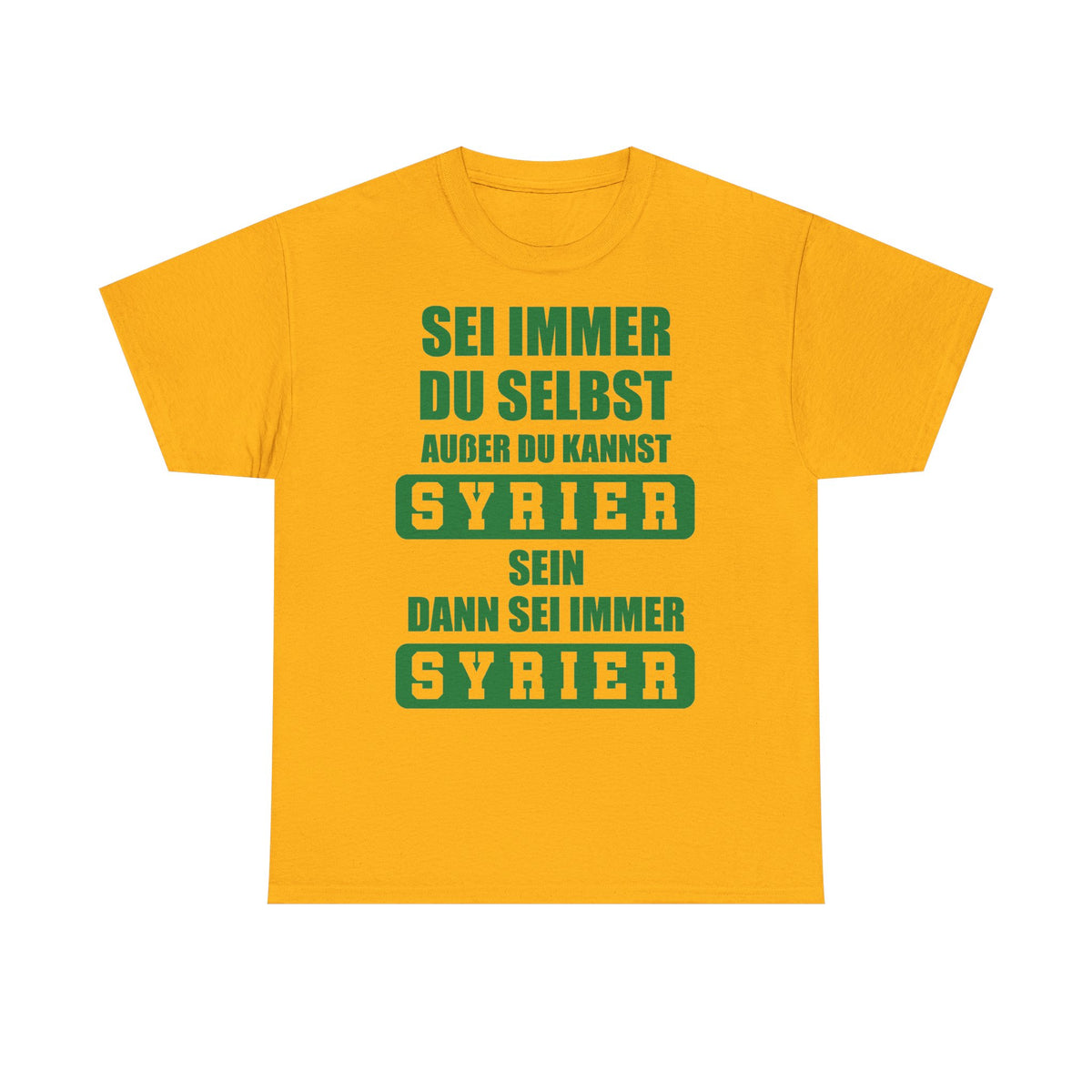 Syria Syrien Wappen Flagge Heimat Sport Fan Geschenkidee - Unisex T-Shirt