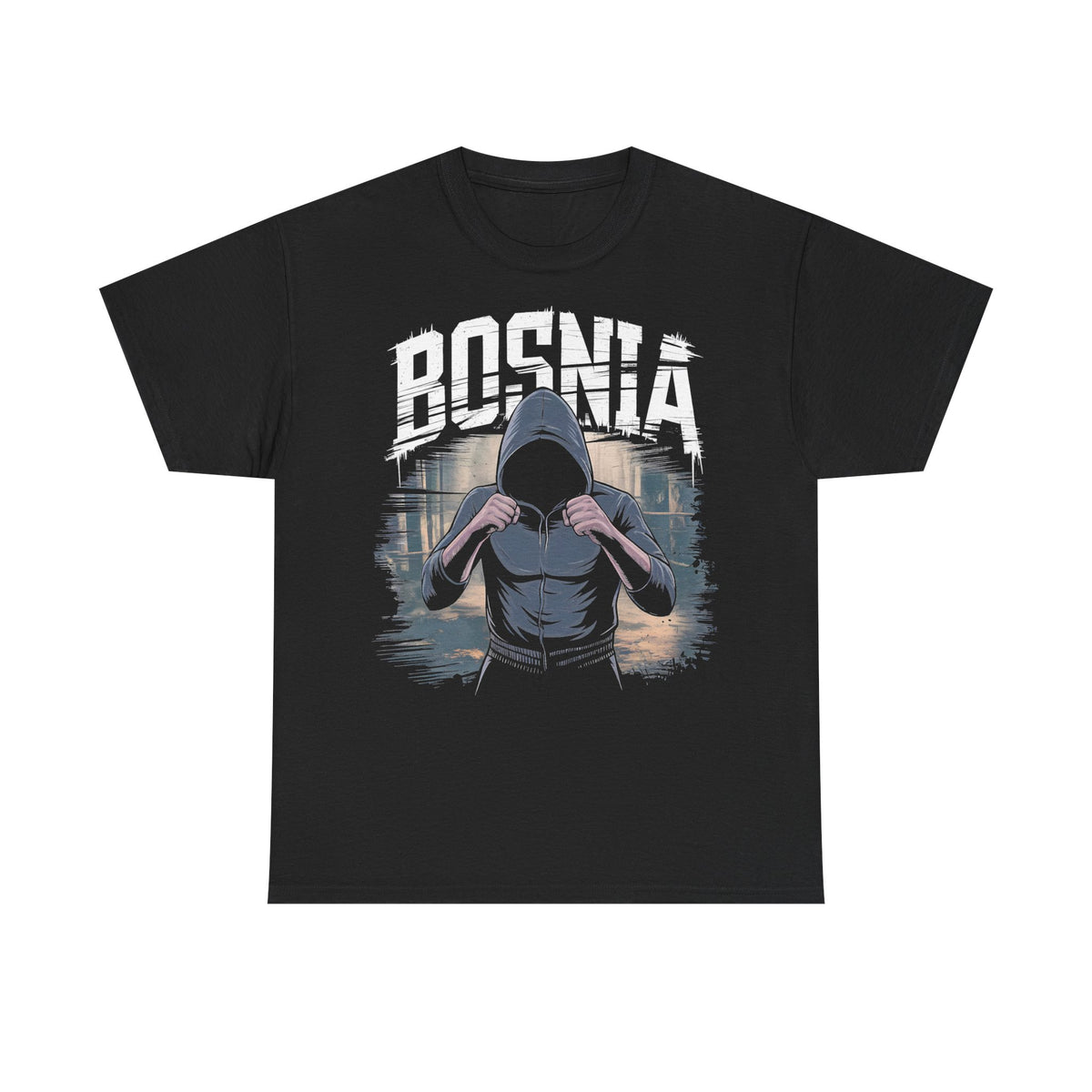 Bosnia escudo bandera orgullo patria aficionado al fútbol idea de regalo - Camiseta unisex