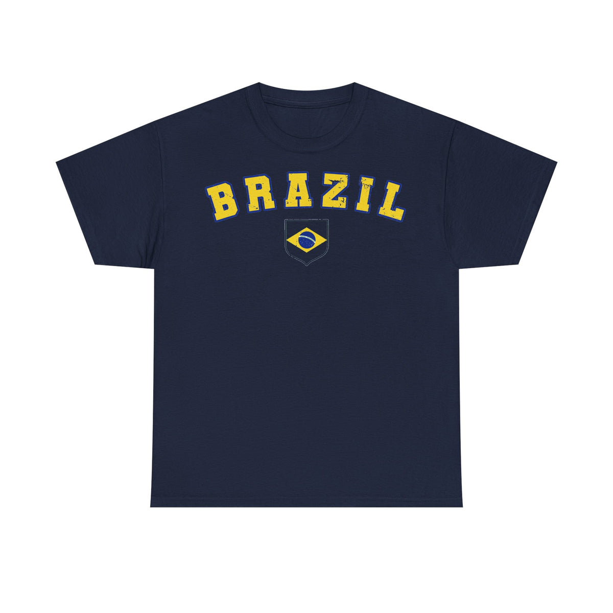 Brazil Brasilien Wappen Flagge Sport Fan Fußball Geschenkidee - Unisex T-Shirt
