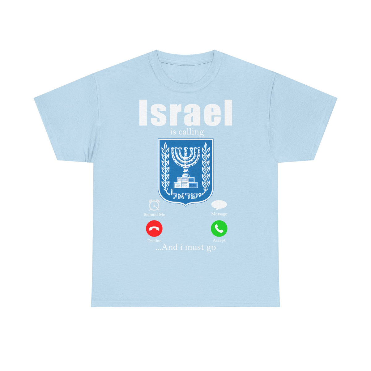 Israel Wappen Flagge Fan Geschenkidee Fashion - Unisex T-Shirt