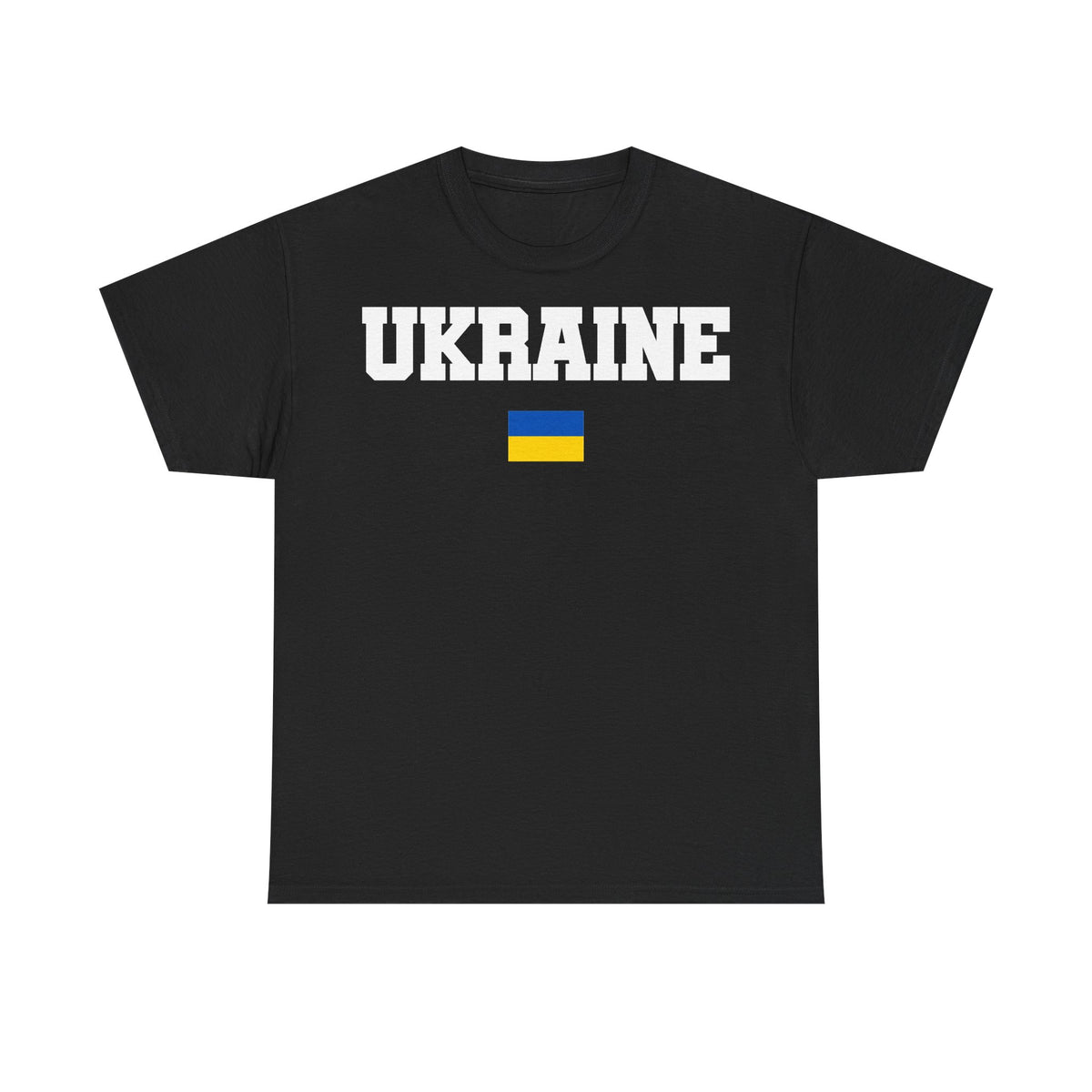 Bandera de Ucrania escudo idea de regalo afición al deporte moda vintage - Camiseta unisex