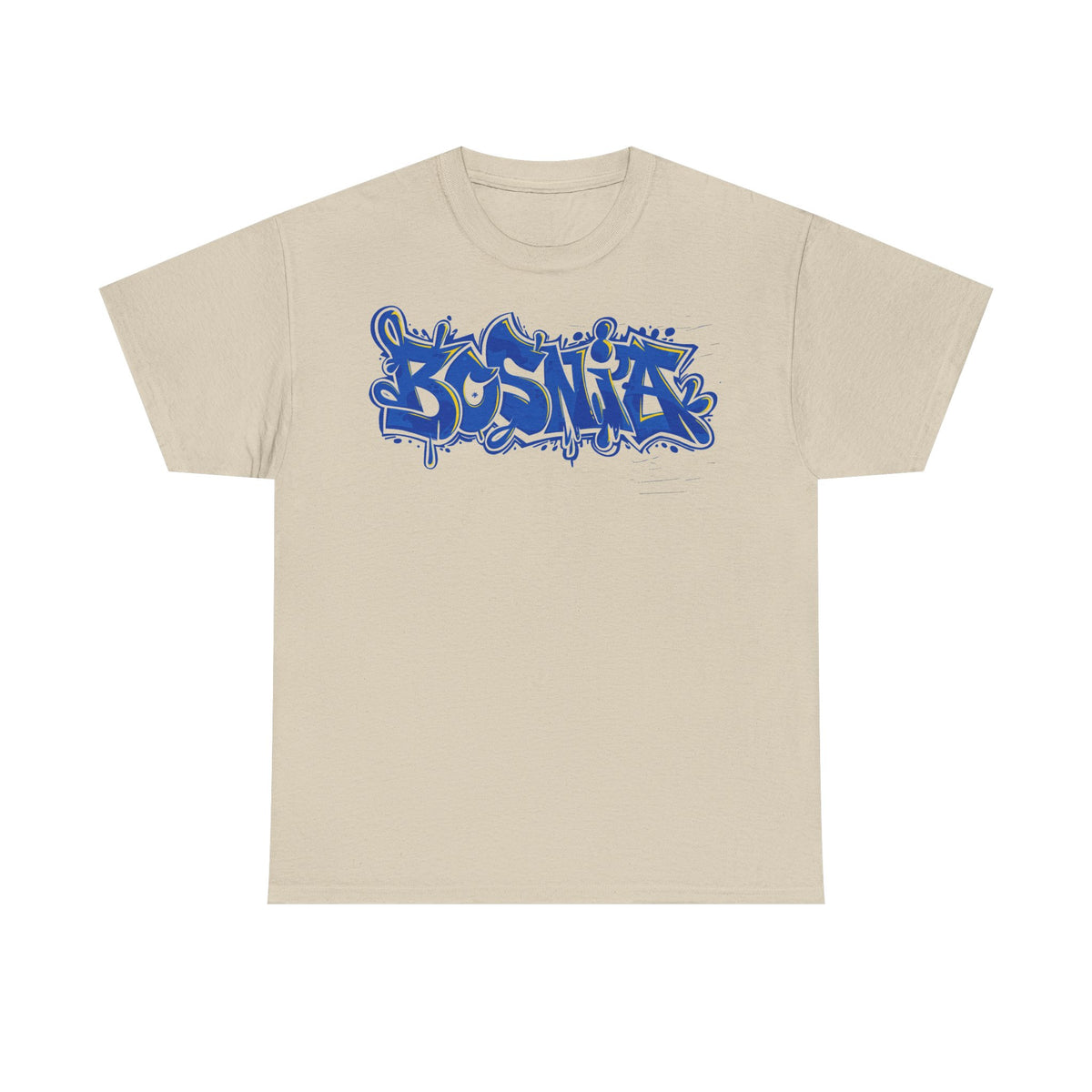 Bosnia escudo bandera orgullo patria aficionado al fútbol idea de regalo - Camiseta unisex
