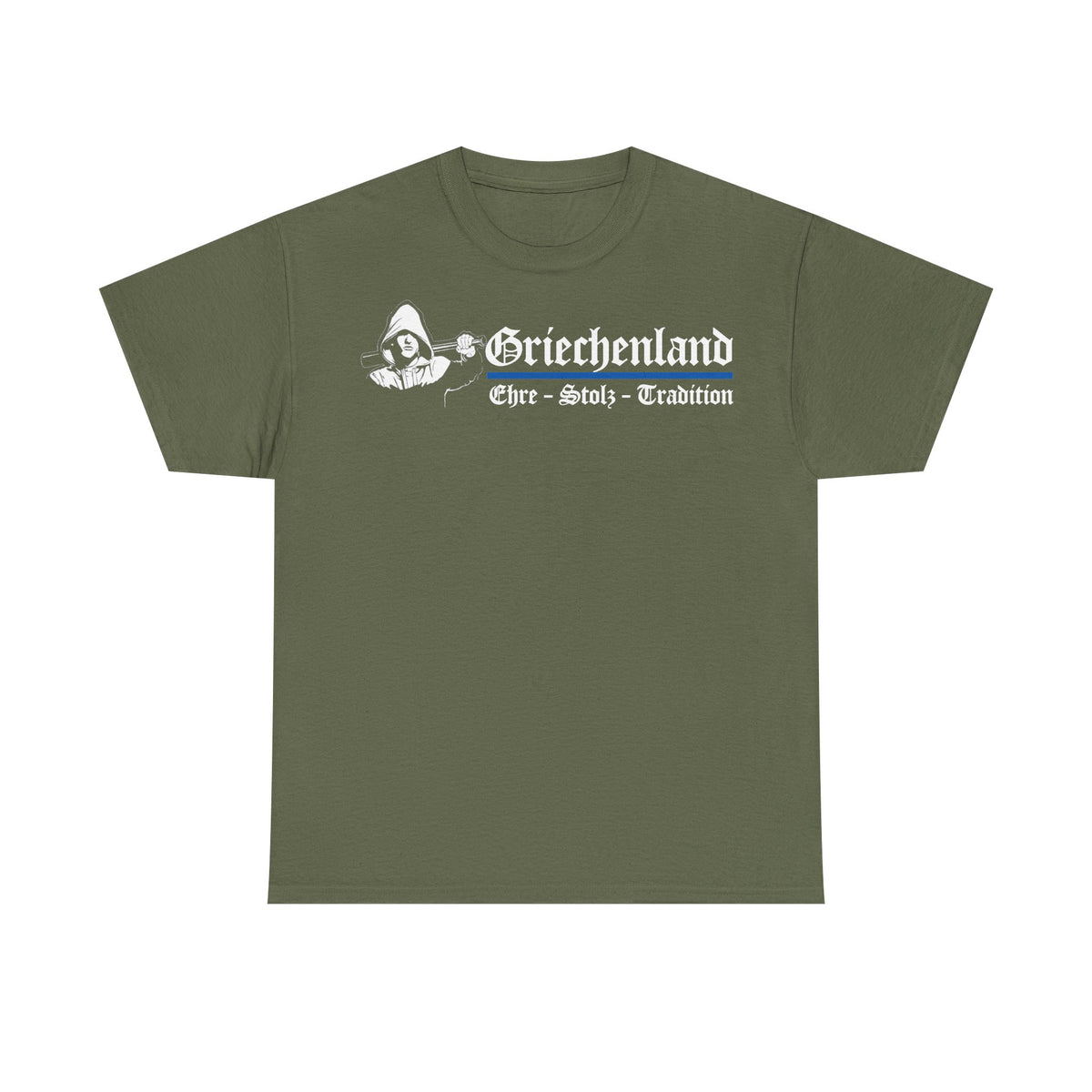 Grecia Grecia Bandera Escudo Patria Fútbol Deporte Aficionado Idea de regalo - Camiseta unisex