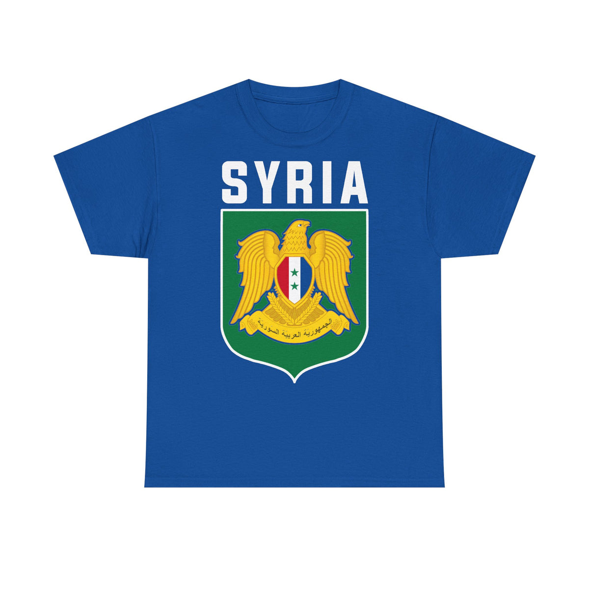 Syria Syrien Wappen Flagge Heimat Sport Fan Geschenkidee - Unisex T-Shirt