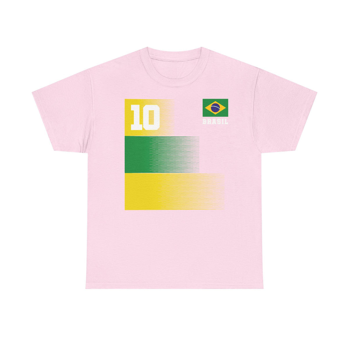 Brazil Brasilien Wappen Flagge Sport Fan Fußball Geschenkidee - Unisex T-Shirt