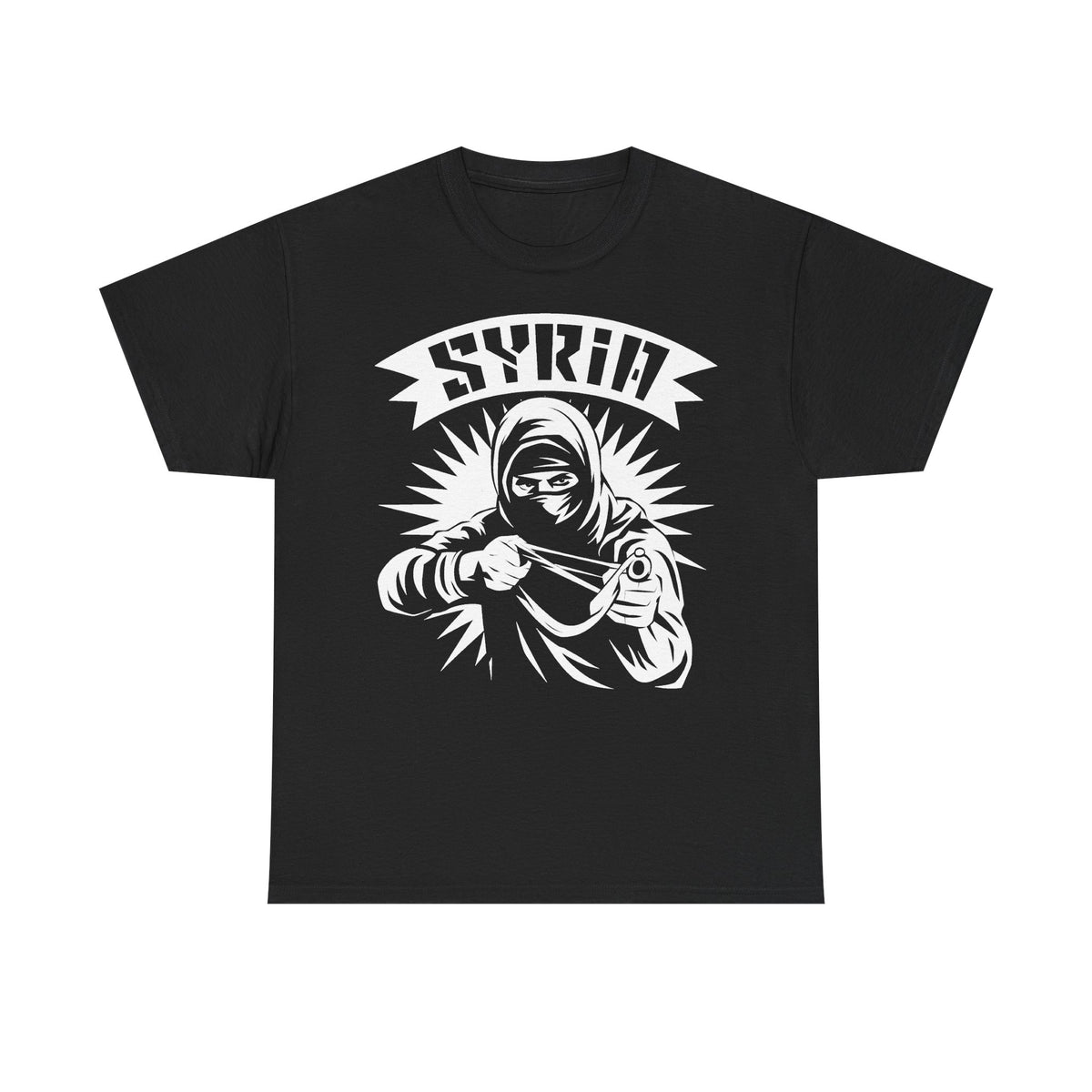 Syria Syrien Hooligan Wappen Flagge Heimat Sport Fußball Fan Geschenkidee - Unisex T-Shirt