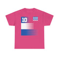 Greece Griechenland Flagge Wappen Heimat Fußball Sport Fan Geschenkidee - Unisex T-Shirt