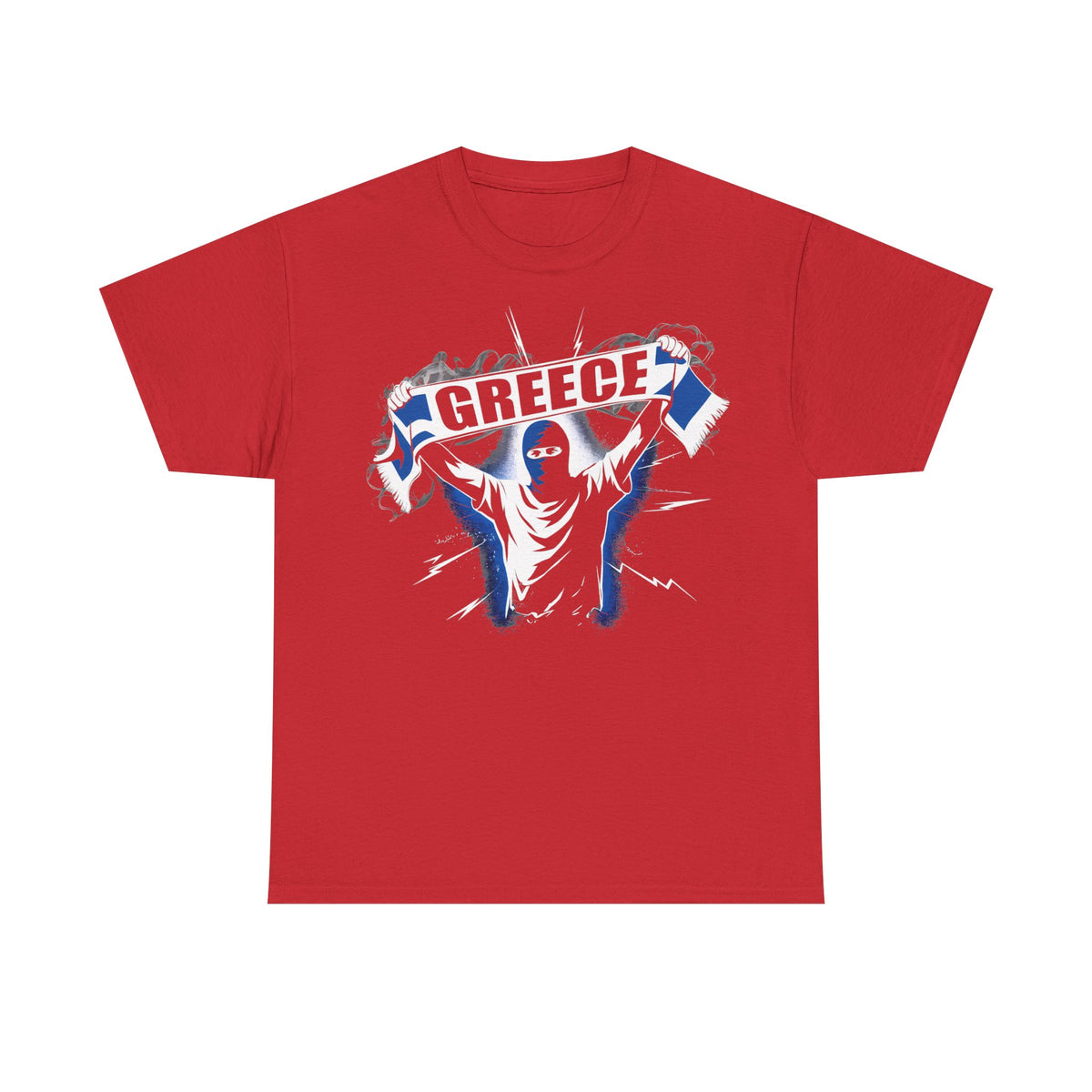 Grecia Grecia hooligan bandera escudo patria fútbol deporte aficionado idea de regalo - camiseta unisex