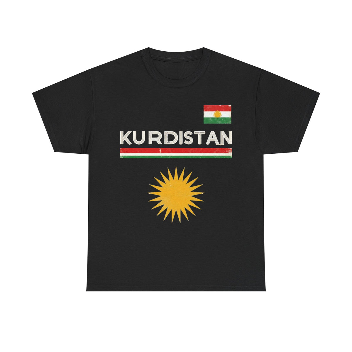 Kurdistan Sonne Street Urban Geschenkidee - Unisex T-Shirt