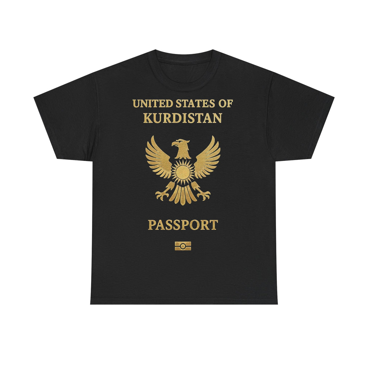 United States Of Kurdistan Passport Adler Identität - Unisex T-Shirt