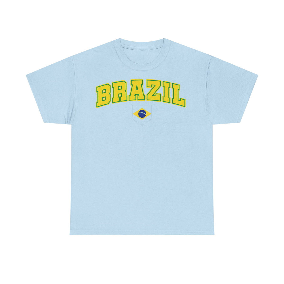 Brazil Brasilien Wappen Flagge Sport Fan Fußball Geschenkidee - Unisex T-Shirt