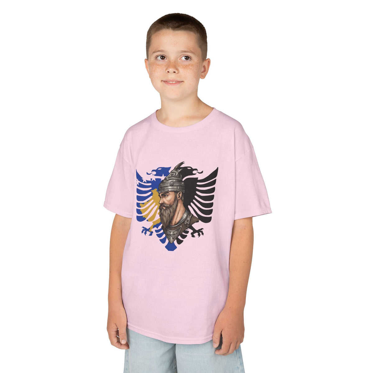 Legend of Skanderbeg Albania Kosovo - Unisex Kinder & Jugendliche T-Shirt