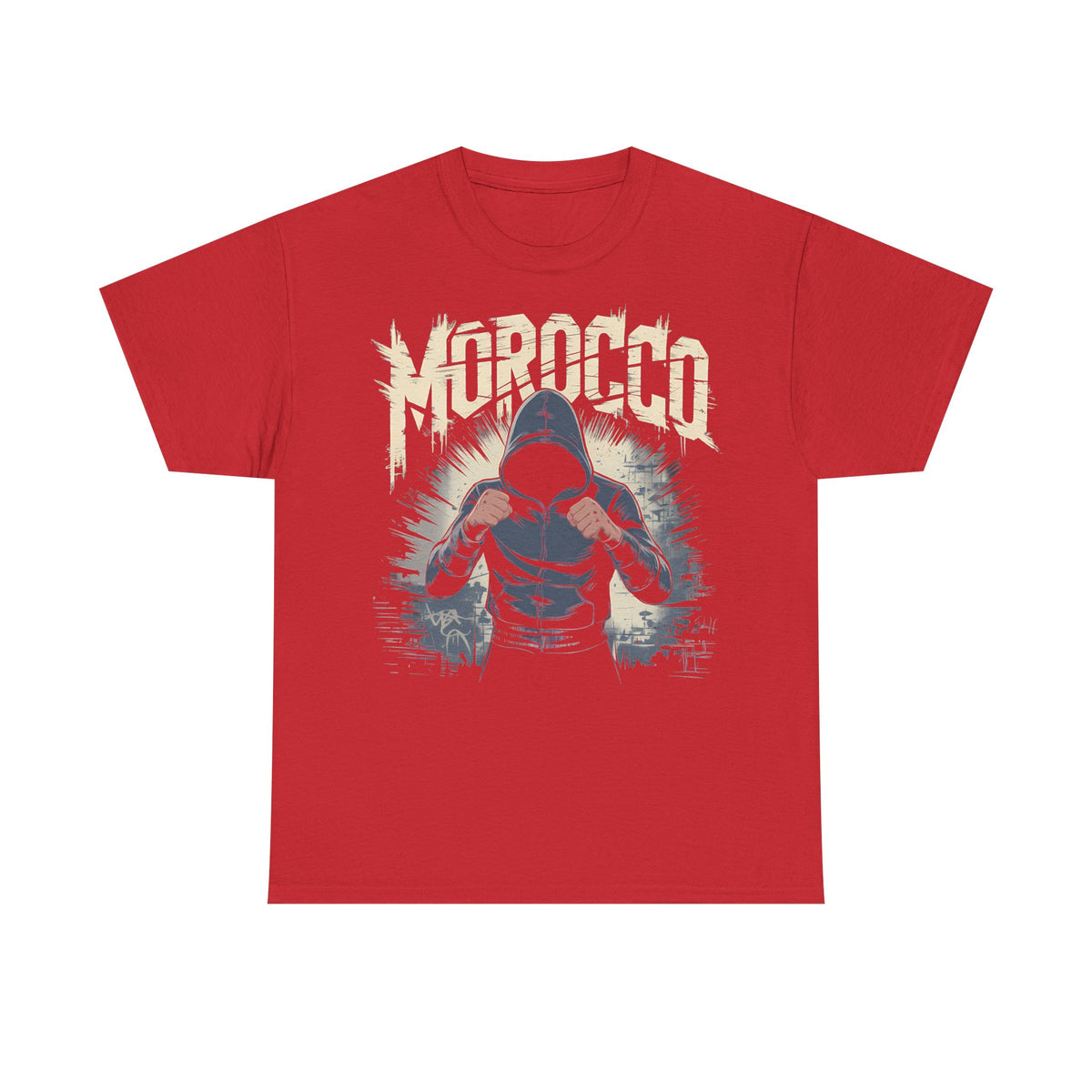 Escudo de hooligan de Marruecos Bandera de Marruecos Fútbol Aficionado Deporte Idea de regalo - Camiseta unisex
