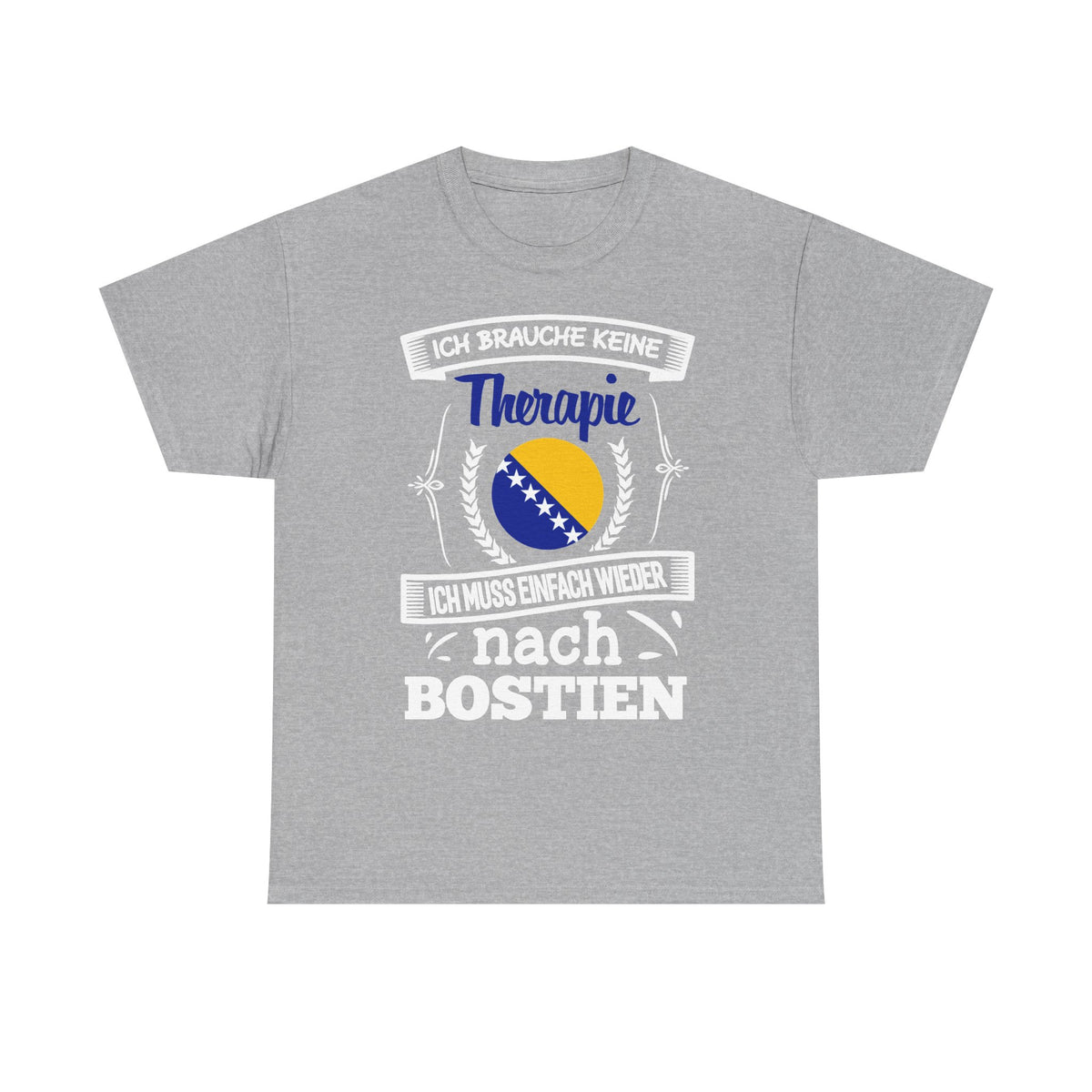 Bosnia Wappen Flagge Stolz Heimat Fußball fan Geschenkidee - Unisex T-Shirt
