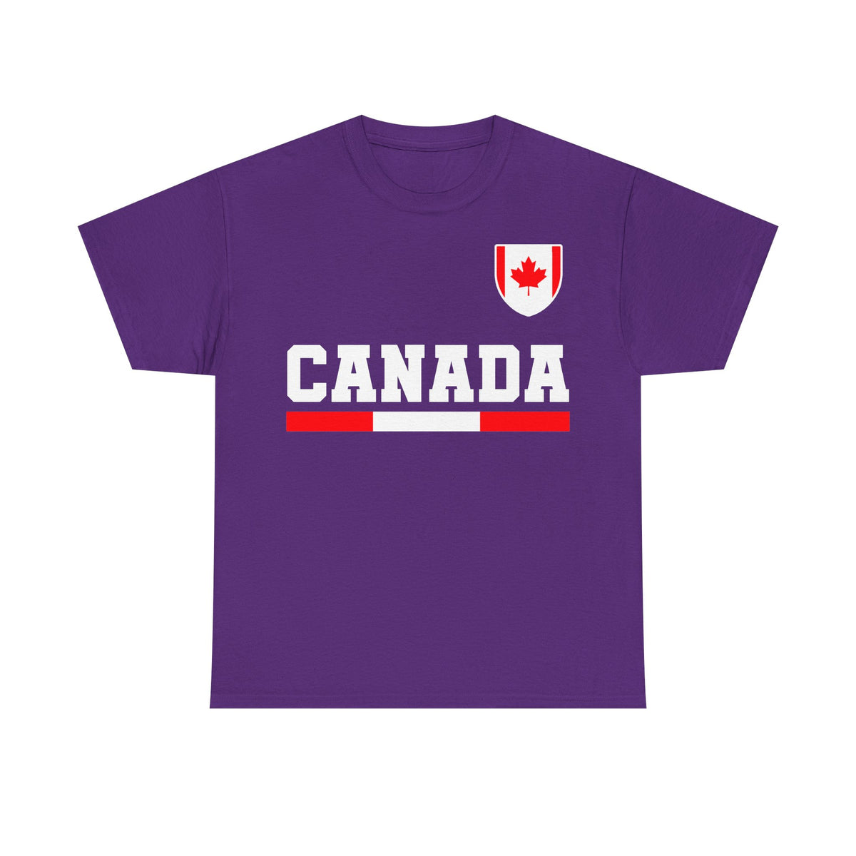 Canada Kanada Wappen Flagge Fan Sport Fußball Geschenkidee - Unisey T-Shirt