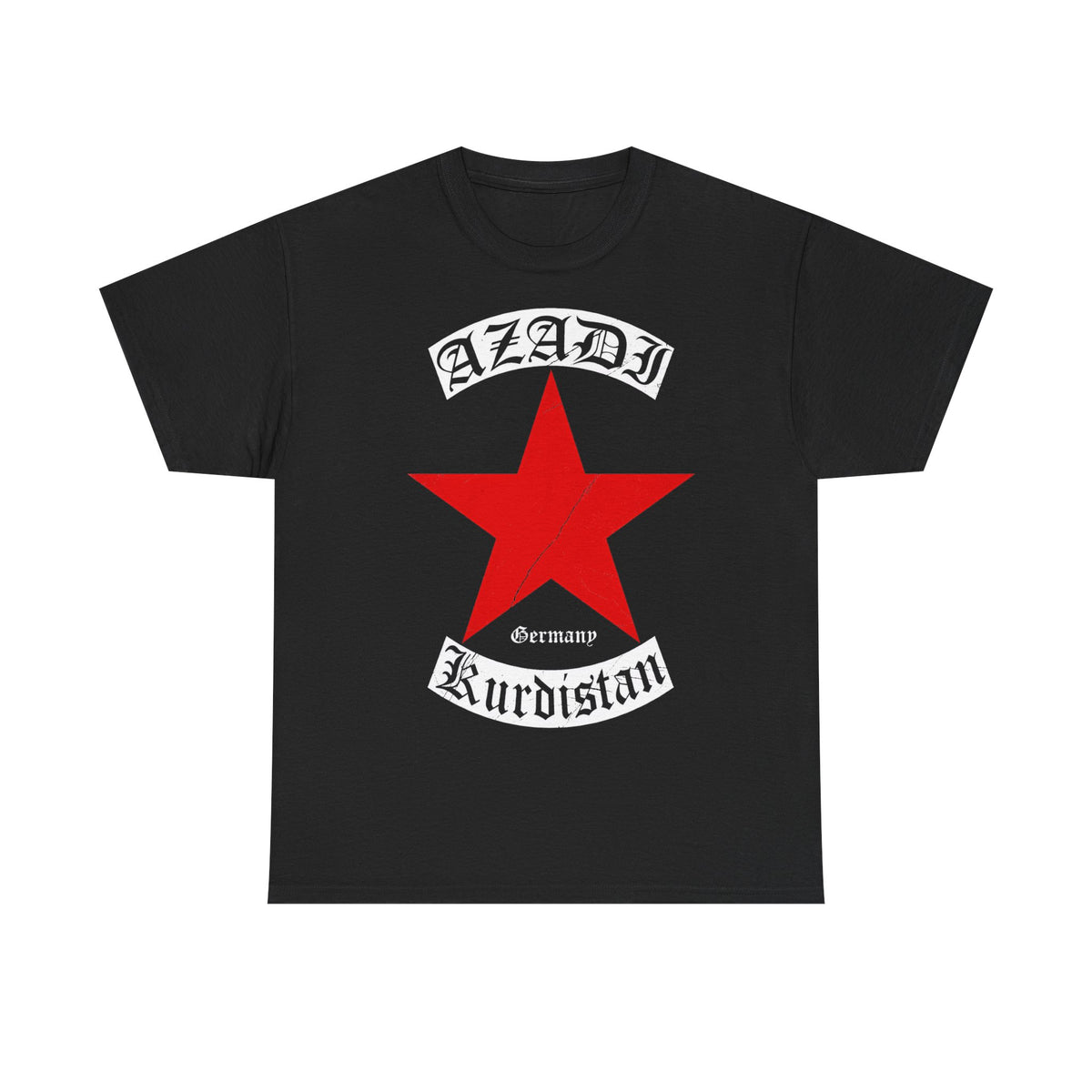 Kurdistán Azadi Escudo Bandera Patria Newroz Regalo - Camiseta unisex