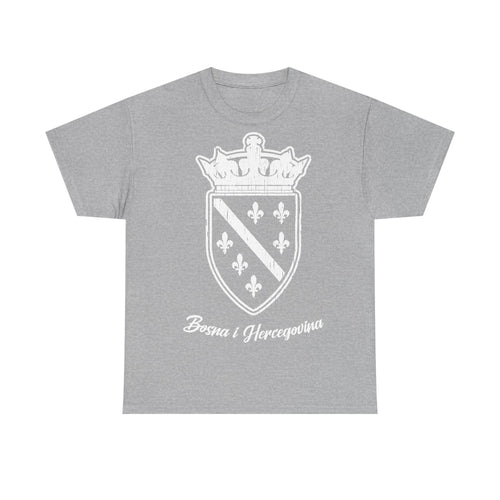 Bosnia y Herzegovina Escudo Bandera Orgullo Idea de regalo - Camiseta unisex