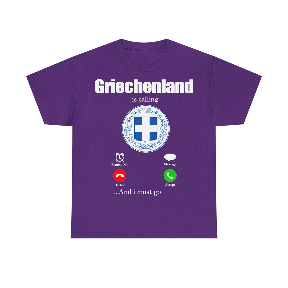 Grecia Grecia Bandera Escudo Patria Fútbol Deporte Aficionado Idea de regalo - Camiseta unisex