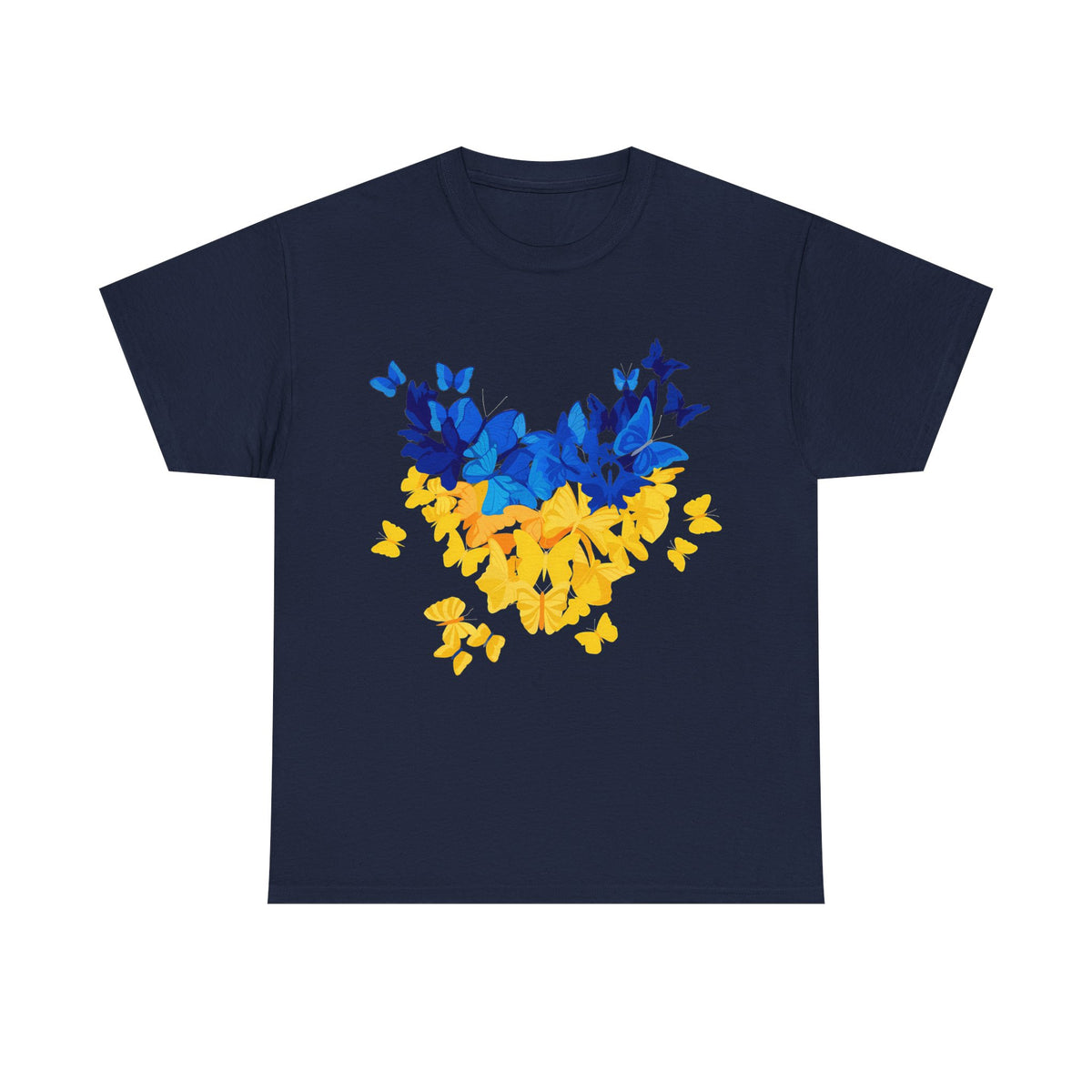 Bandera de Ucrania escudo idea de regalo afición al deporte moda vintage - Camiseta unisex