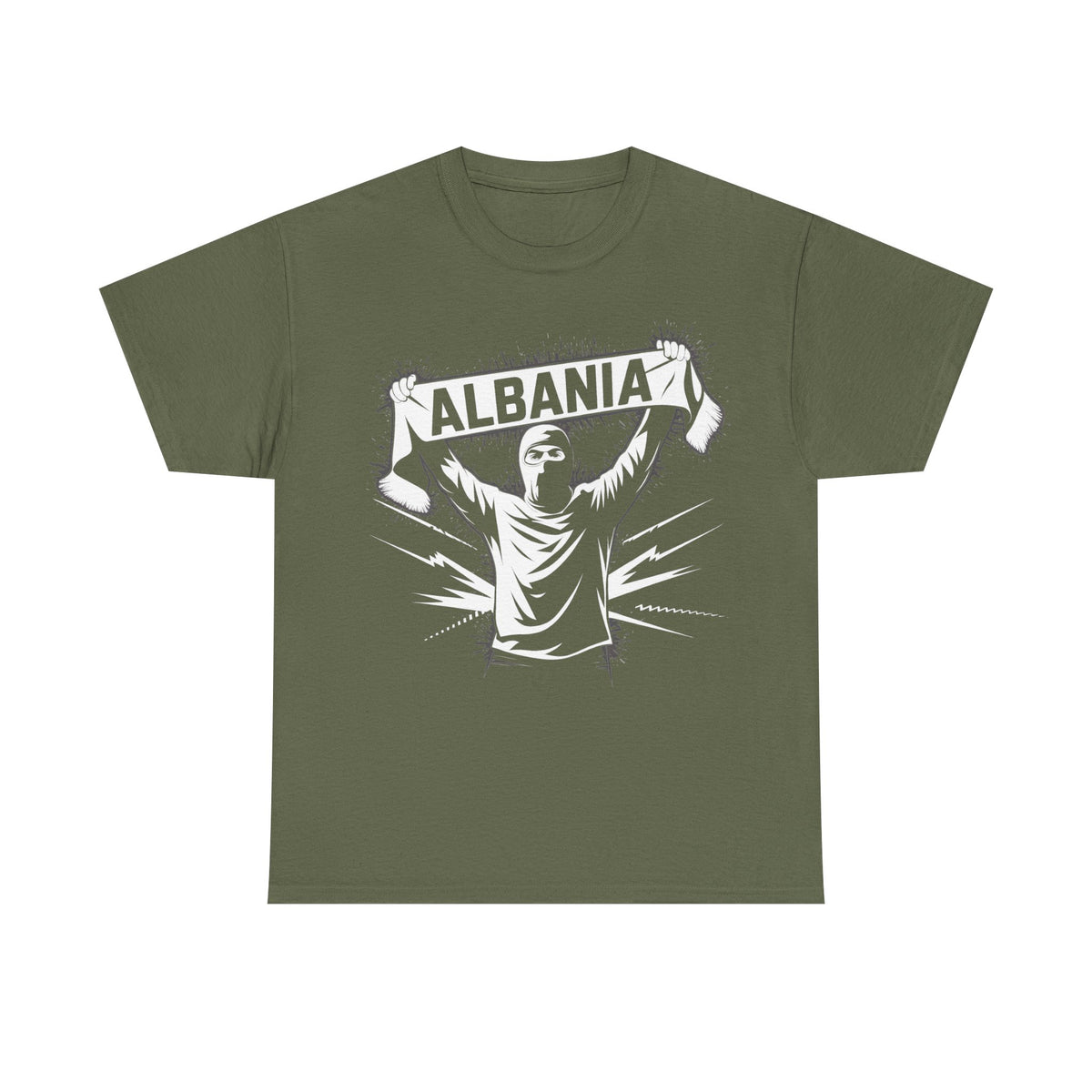 Albania Hooligan Wappen Shqiptar Flagge Adler Fußball Fan Sport - Unisex T Shirt