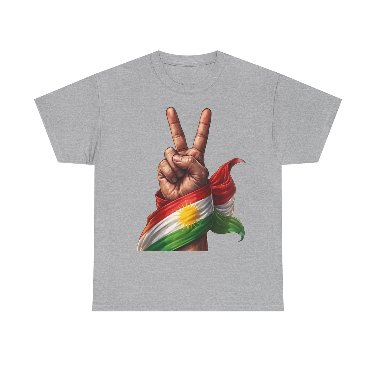 Kurdistán Paz Bandera Patria Orgullo - Camiseta unisex
