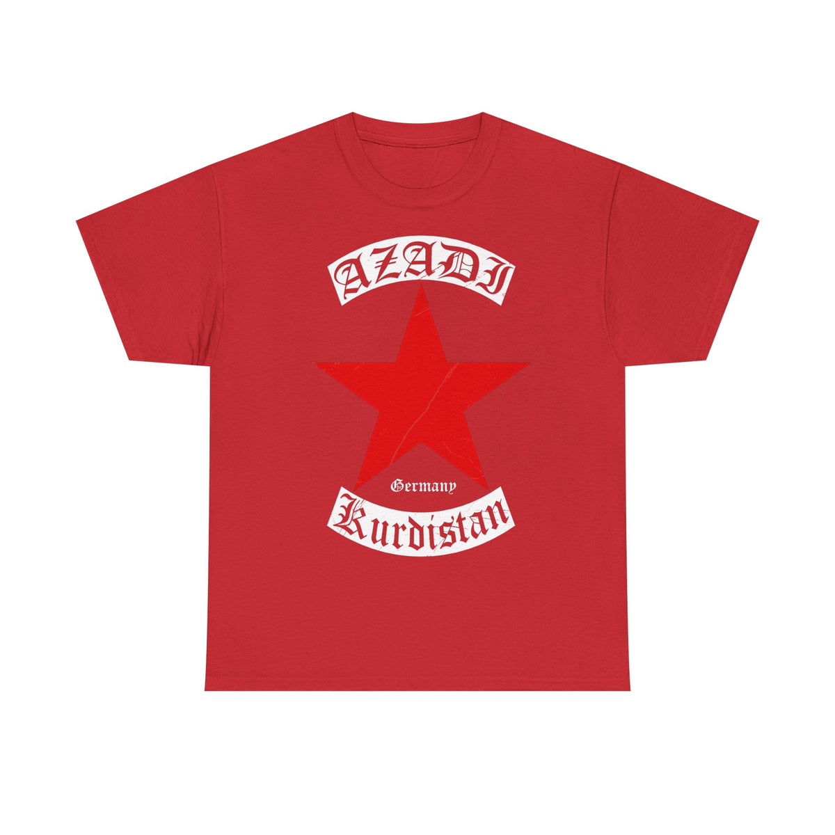 Kurdistán Azadi Escudo Bandera Patria Newroz Regalo - Camiseta unisex