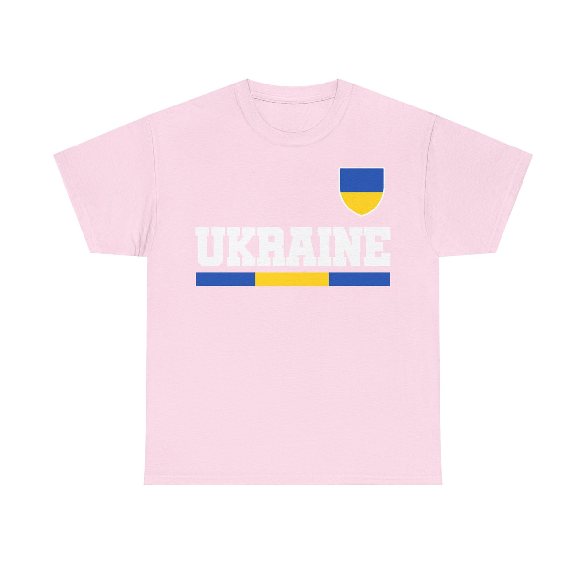 Bandera de Ucrania escudo idea de regalo afición al deporte moda vintage - Camiseta unisex