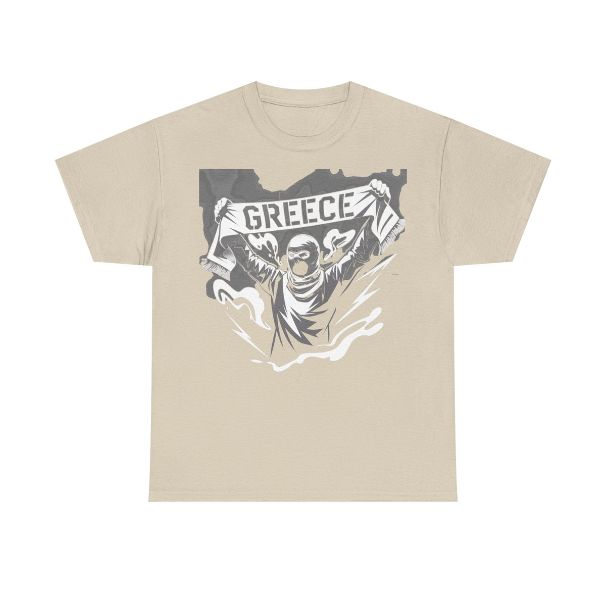 Grecia Grecia hooligan bandera escudo patria fútbol deporte aficionado idea de regalo - camiseta unisex