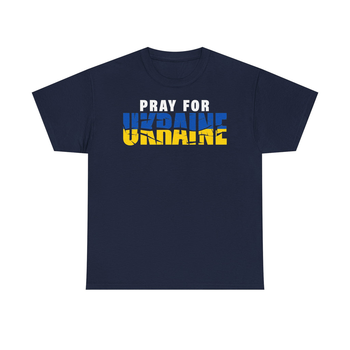 Bandiera e stemma dell'Ucraina Idea regalo Sport Tifoso Moda Vintage - T-shirt unisex