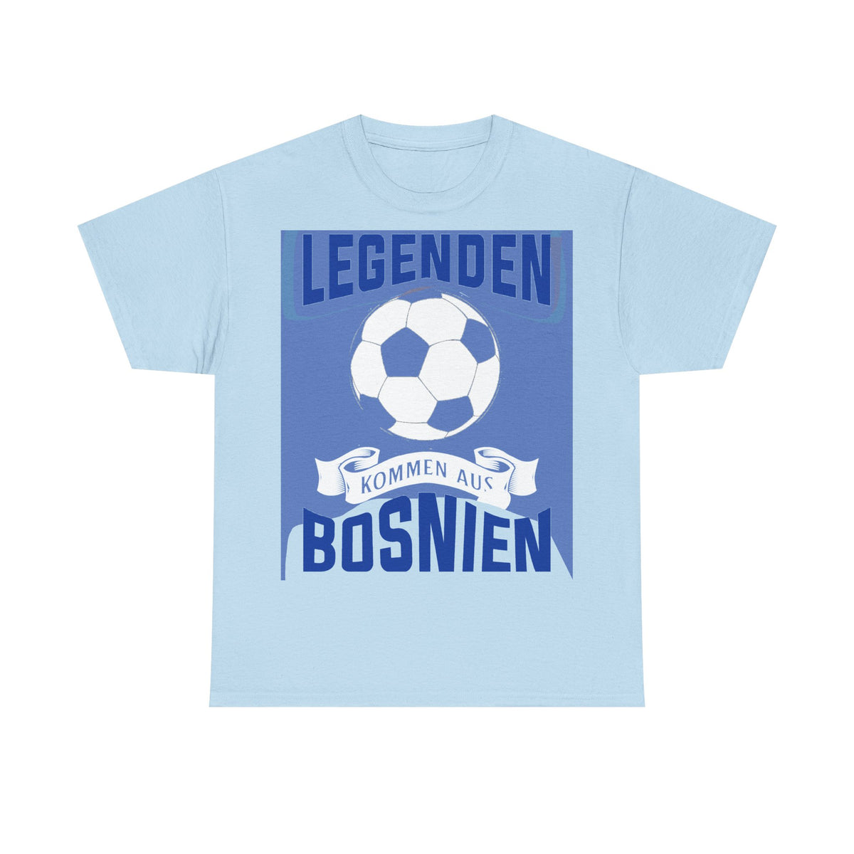 Bosnia Wappen Flagge Stolz Heimat Fußball fan Geschenkidee - Unisex T-Shirt