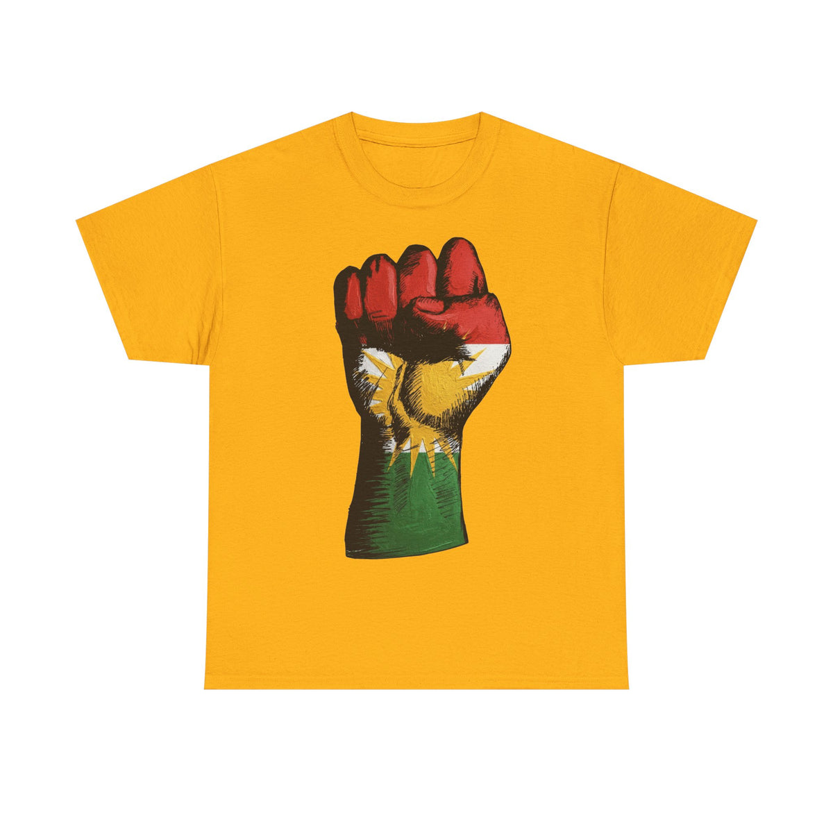 Kurdistan Power DNA Sonne Azadi - Unisex T-Shirt