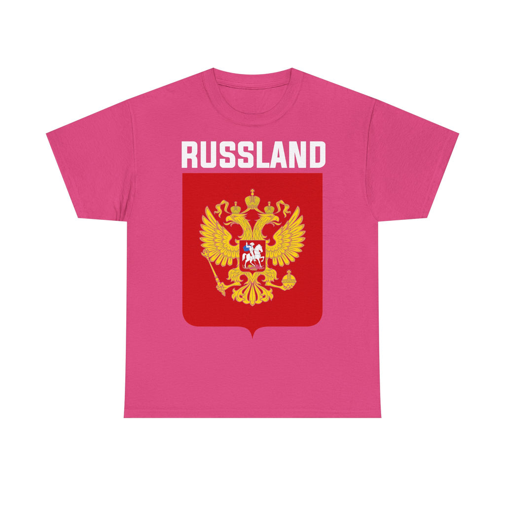 Russia Russland Moscaw Adler Flagge Wappen Geschenk Sport Fan Fashion - Unisex T-Shirt
