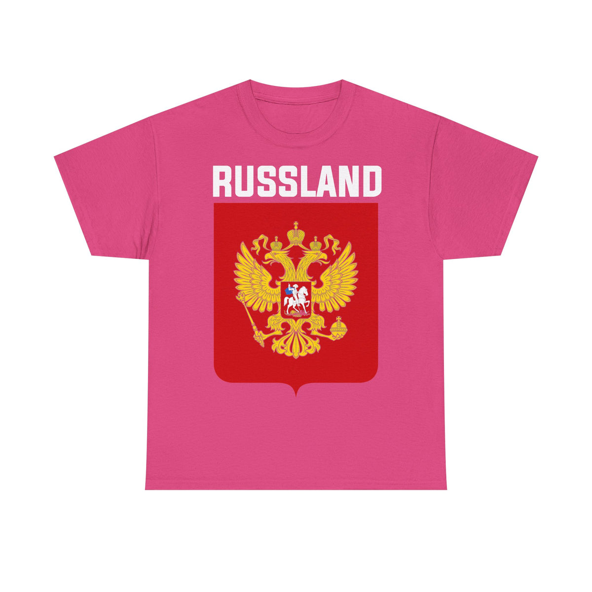 Russia Russland Moscaw Adler Flagge Wappen Geschenk Sport Fan Fashion - Unisex T-Shirt