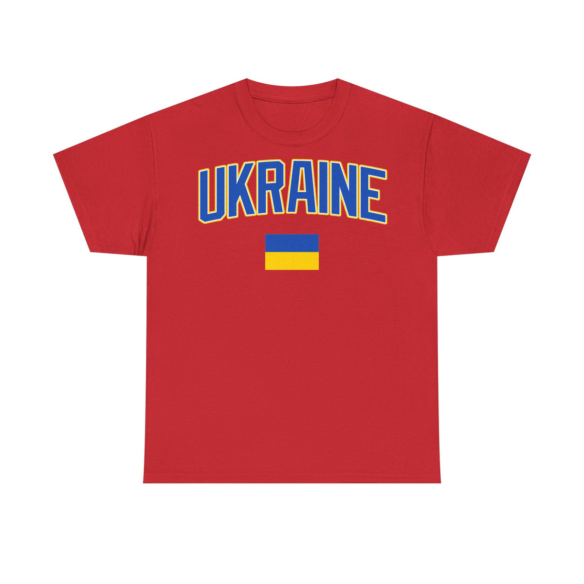 Bandera de Ucrania escudo idea de regalo afición al deporte moda vintage - Camiseta unisex