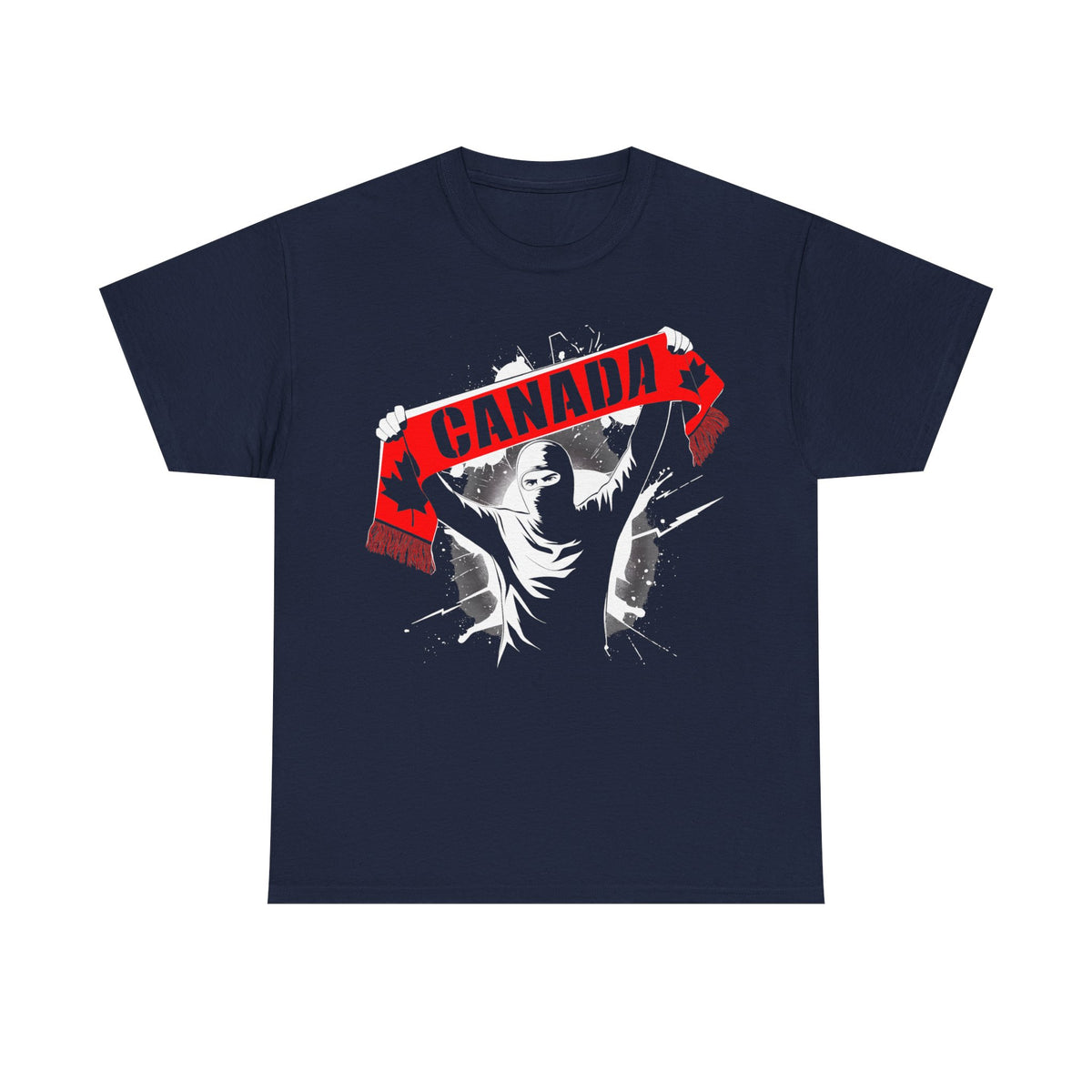 Canada Kanada Hooligan Wappen Flagge Fan Sport Fußball Geschenkidee - Unisey T-Shirt