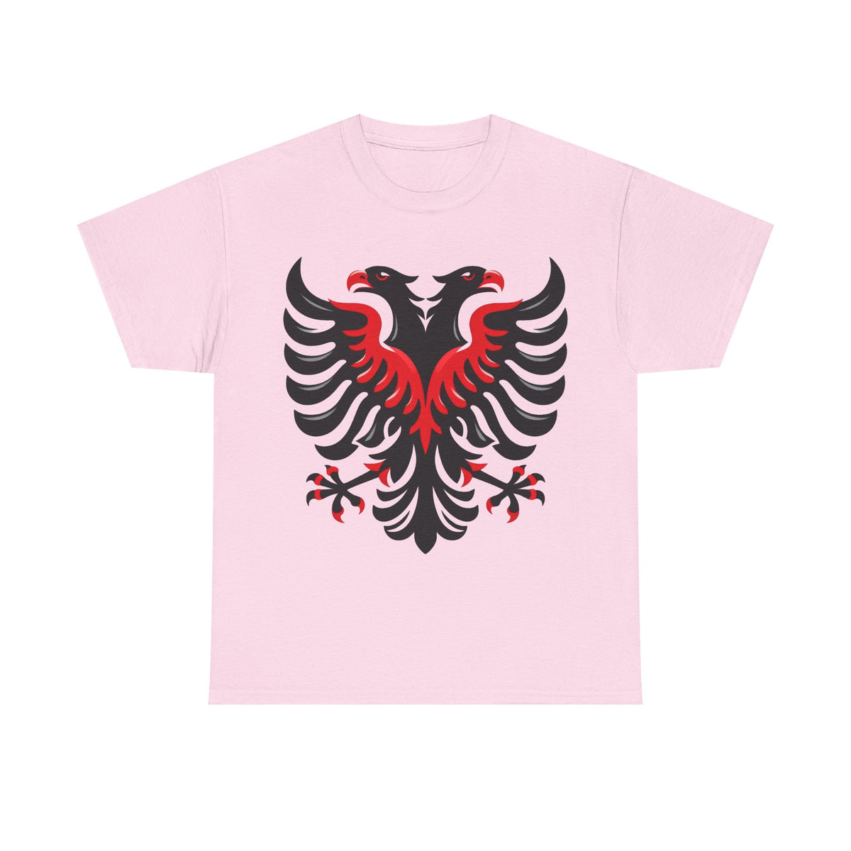 Albania Kosovo Doppeladler Flagge Geschenkidee - Unisex T-Shirt