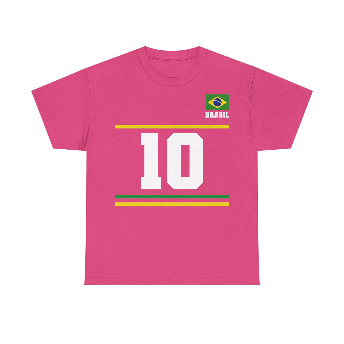 Brazil Brasilien Wappen Flagge Sport Fan Fußball Geschenkidee - Unisex T-Shirt