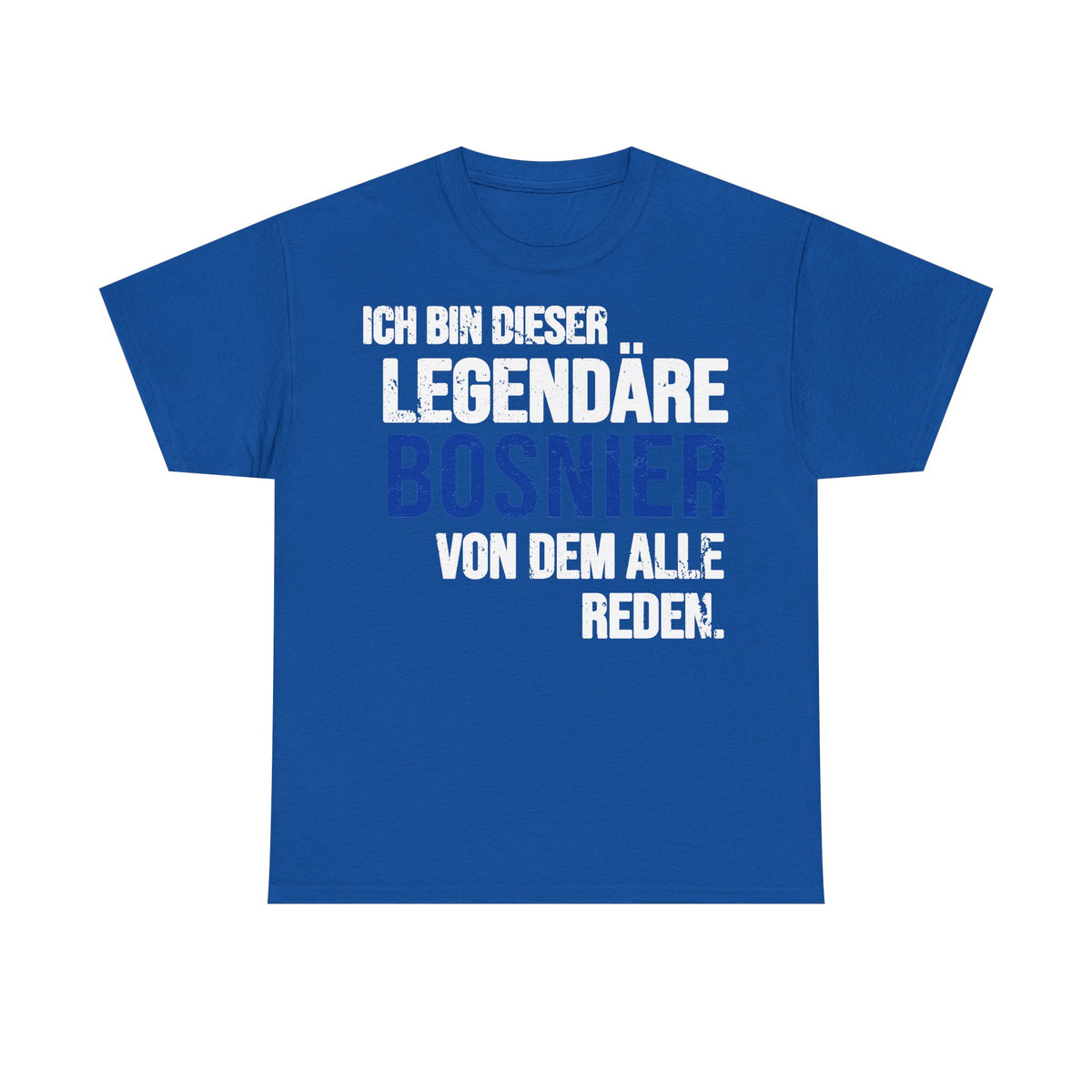 Bosnia Wappen Flagge Stolz Heimat Fußball fan Geschenkidee - Unisex T-Shirt