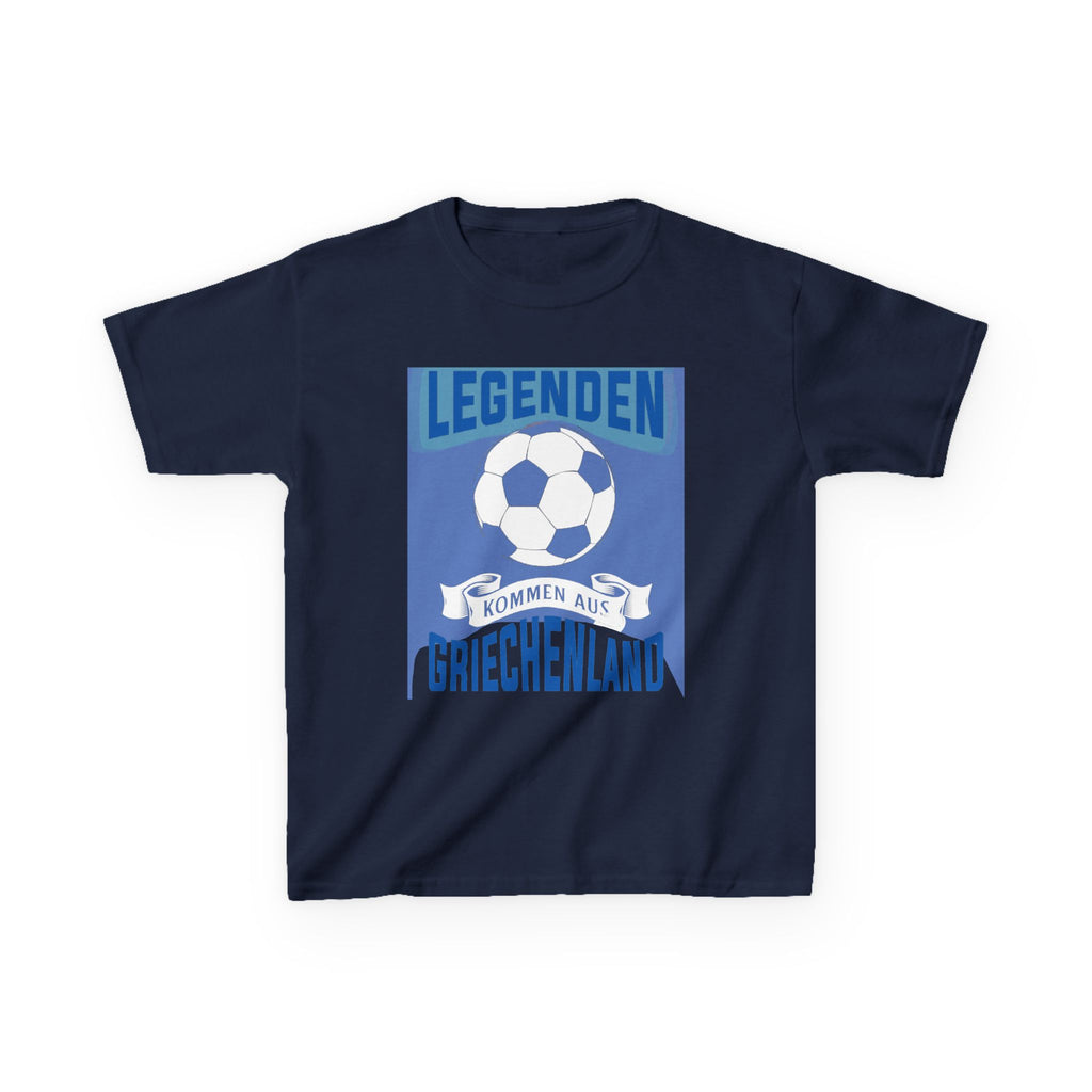 Greece Griechenland Flagge Wappen Heimat Fußball Sport Fan Geschenkidee - Für Kinder & Jugendliche Unisex T-Shirt