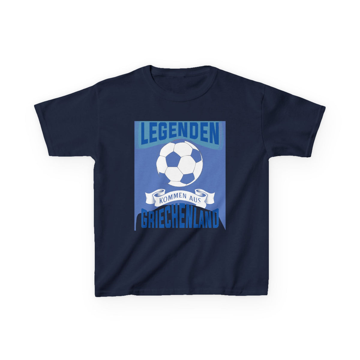 Greece Griechenland Flagge Wappen Heimat Fußball Sport Fan Geschenkidee - Für Kinder & Jugendliche Unisex T-Shirt
