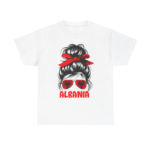 Albanie blason shqiponja drapeau albanais football fan sport T-shirt unisexe