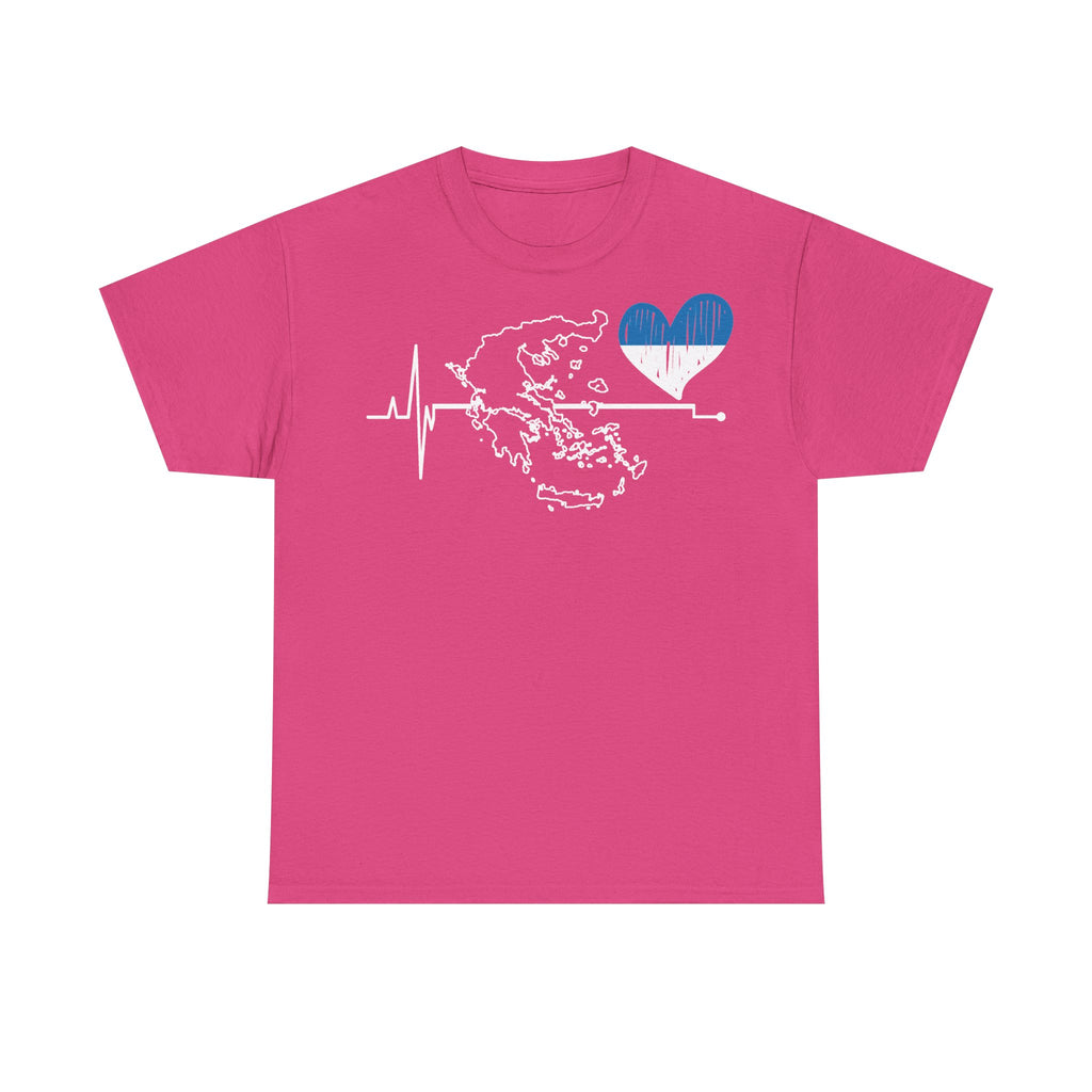 Greece Griechenland Flagge Wappen Heimat Fußball Sport Fan Geschenkidee - Unisex T-Shirt