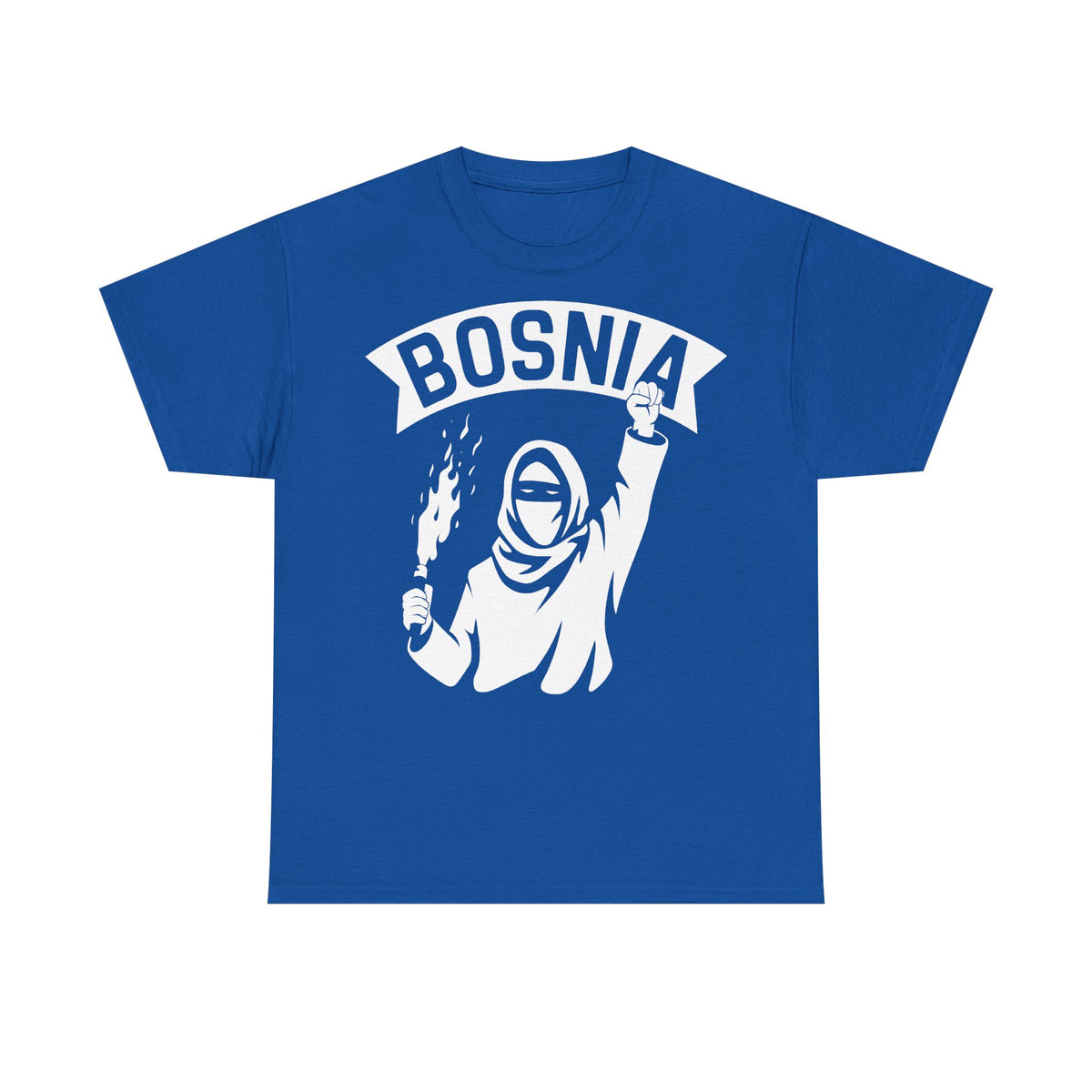 Bosnia escudo bandera orgullo patria aficionado al fútbol idea de regalo - Camiseta unisex