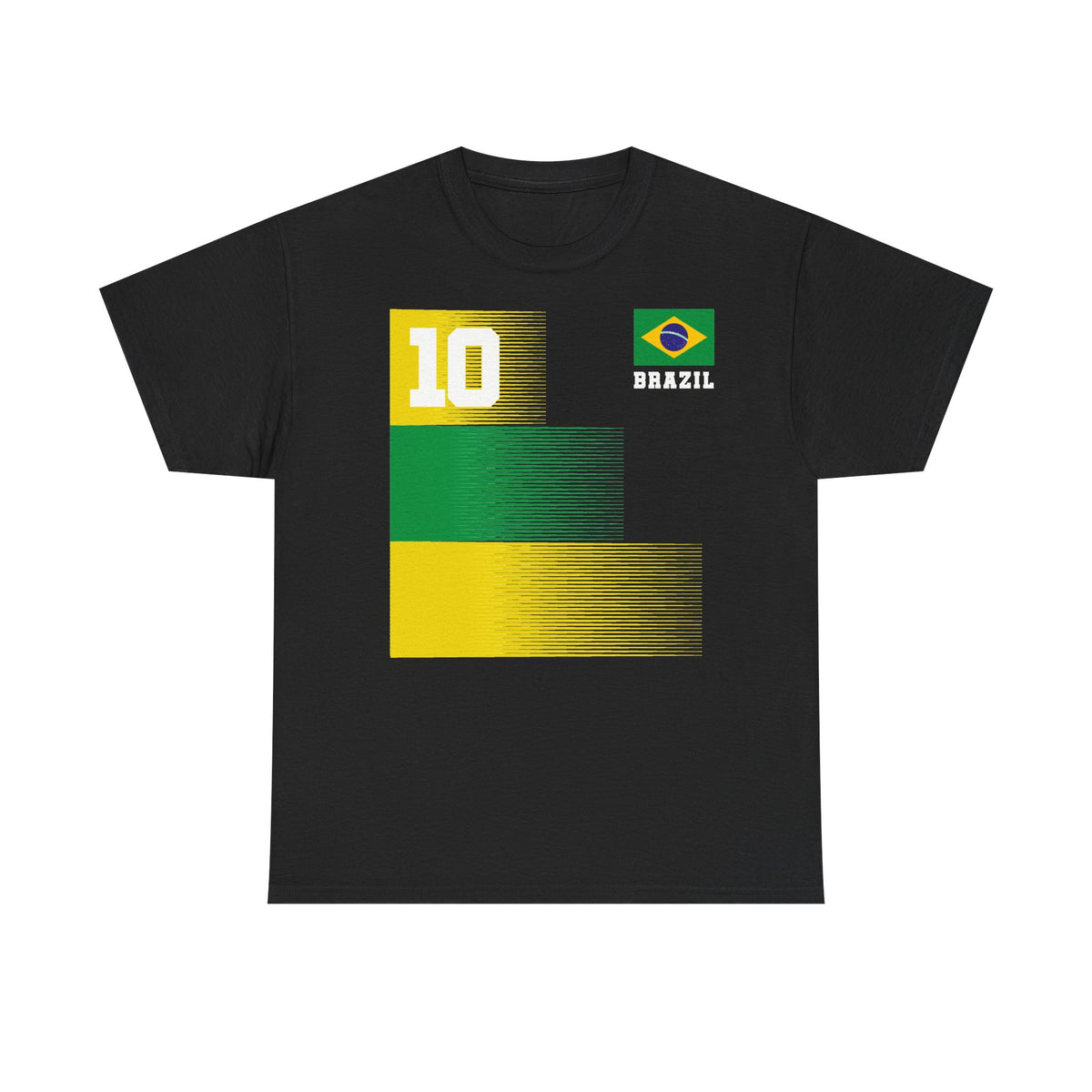Brazil Brasilien Wappen Flagge Sport Fan Fußball Geschenkidee - Unisex T-Shirt